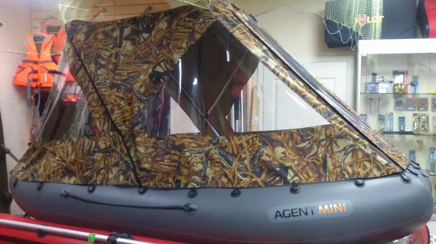 Гребная надувная лодка X-River Agent  miniT с навесным транцем